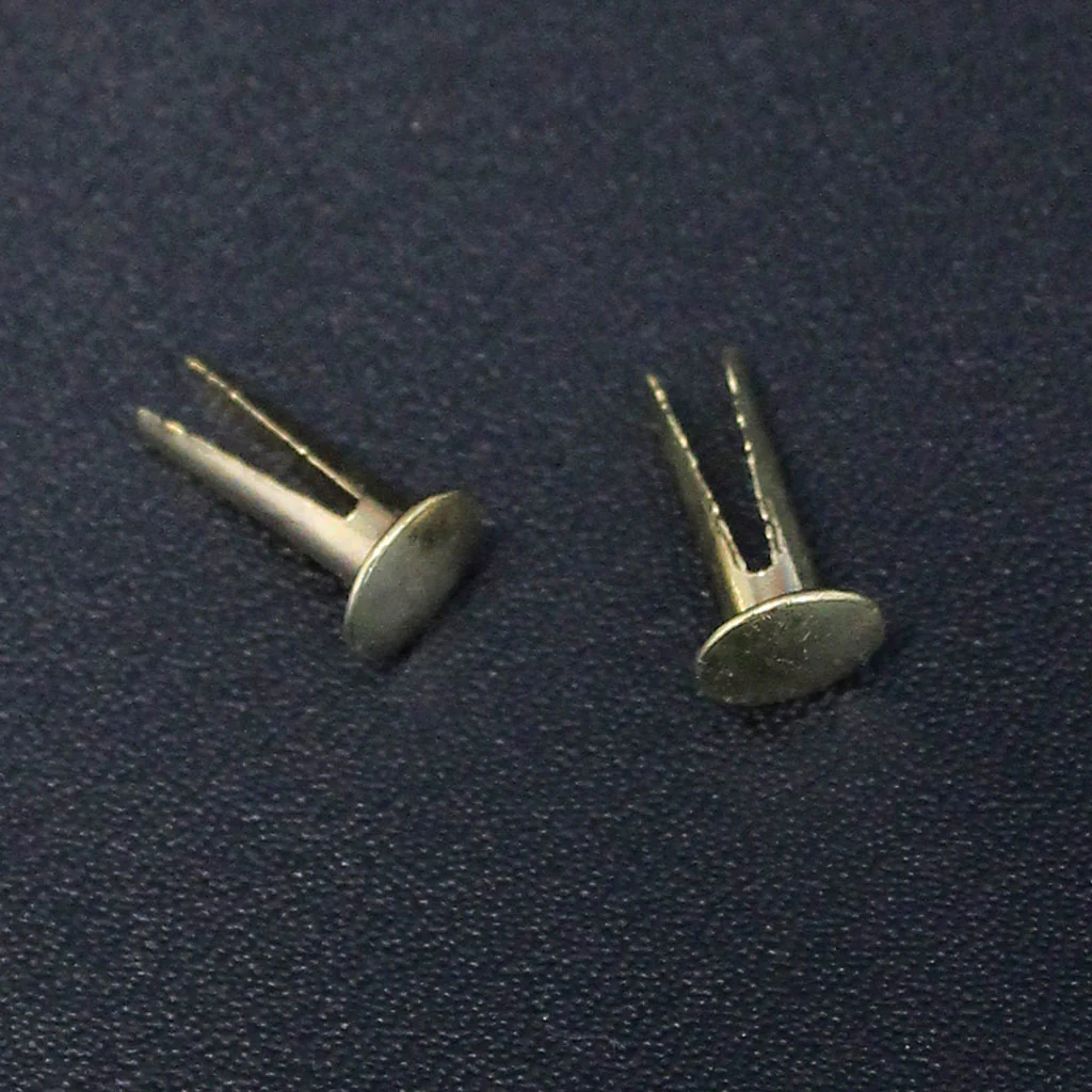 1000 pcs Brass Half Inch Butterfly Split Rivets #Z038BTFLYG - Image 2