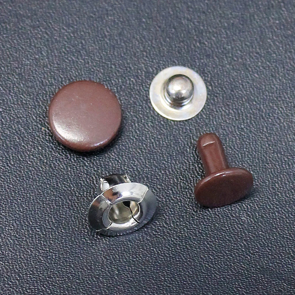 200 Sets (800 Pcs) 3/8'' Brown Line 16 Segma Snap #Z5354CN - Image 4