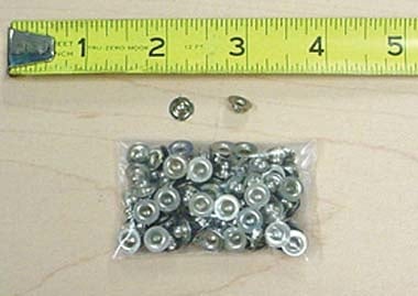 200 Sets (800 Pcs) 3/8'' Brass Line 16 Segma Snap #Z5353CG - Image 2