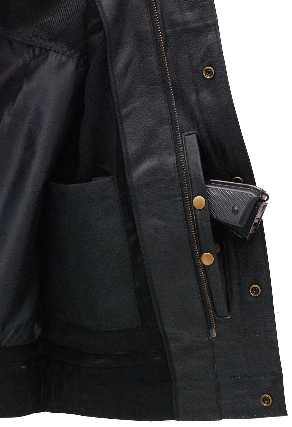 Concealed Pockets Club Vest w/Easy Access Pocket #VM6675GK - Image 4