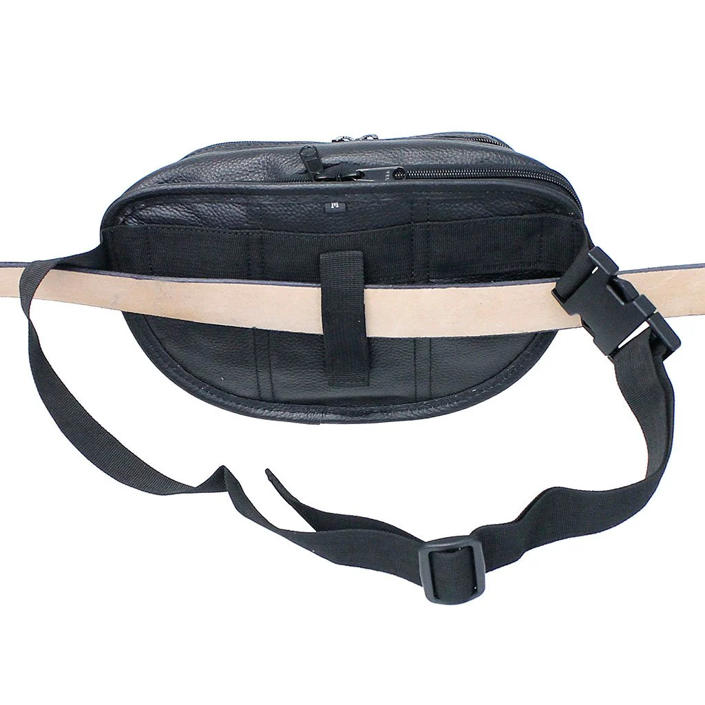 Leather Concealed Hip Pack w/Holster #FP70700GUN - Image 3