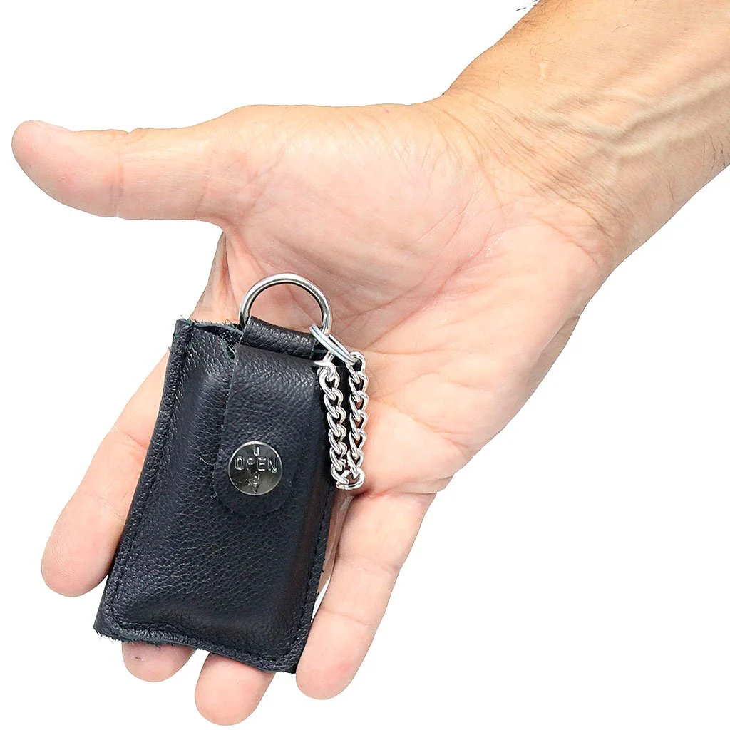 Leather Key Fob Snap Key Case #AC22051DK () - Image 3