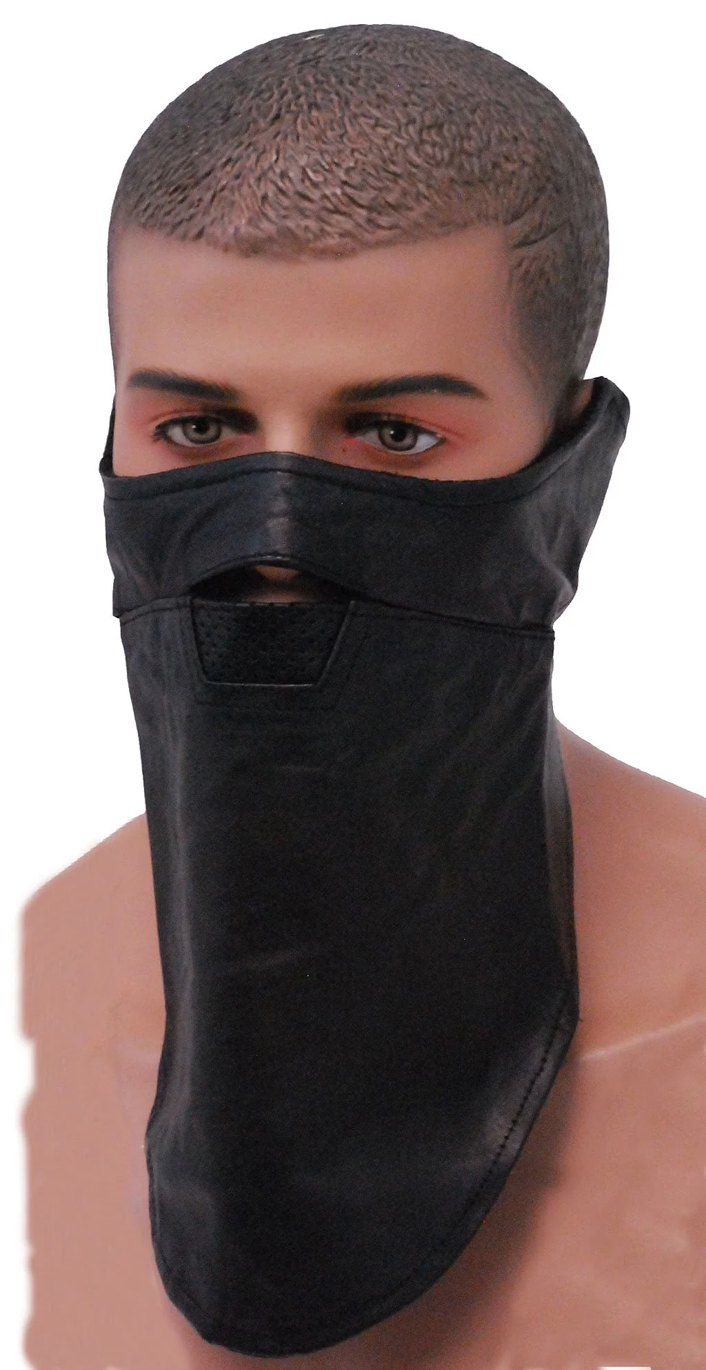 Long Leather Face Scarf #A163SCARF - Image 2