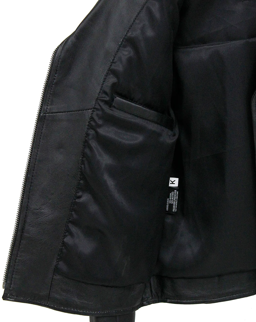 Reflector Stars Women's Lambskin Motorcycle Jacket #L6960RK-STAR - Image 5