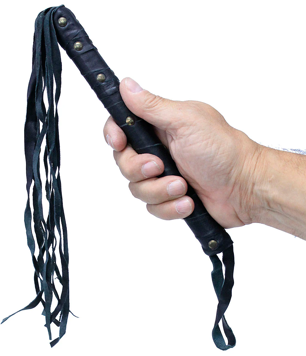 Studded Leather Whip - Cat & 9 Tails #WHIP2